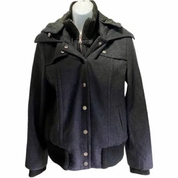 NY&Co Wool multi-use coat - Picture 3 of 7